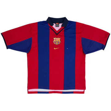 1998-00 Barcelona Basic Home Shirt - 5/10 - (M)