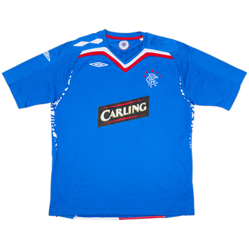 2007-08 Rangers Home Shirt - 5/10 - (XL)