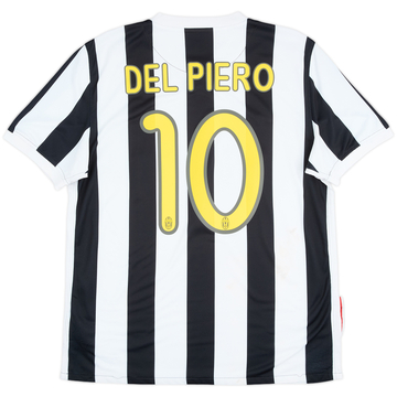 2009-10 Juventus Home Shirt Del Piero #10 - 6/10 - (L)