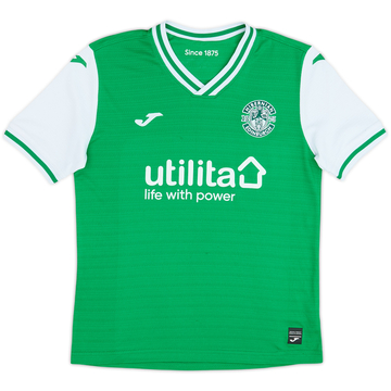 2023-24 Hibernian Home Shirt - 8/10 - (L.Boys)