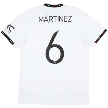 2022-23 Manchester United Away Shirt Martinez #6 - 8/10 - (L)