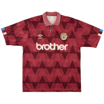 1990-92 Manchester City Away Shirt - 8/10 - (L/XL)