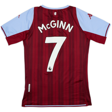 2021-22 Aston Villa Authentic Home Shirt McGinn #7 - 8/10 - (S)