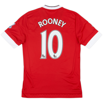 2015-16 Manchester United Home Shirt Rooney #10 - 10/10 - (S)