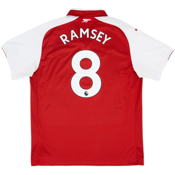 2017-18 Arsenal Home Shirt Ramsey #8 - 9/10 - (S)