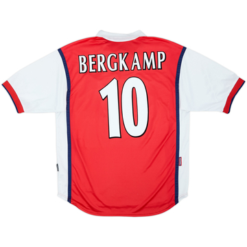 1999-00 Arsenal Home Shirt Bergkamp #10 - 8/10 - (L)