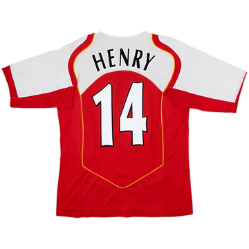 2004-05 Arsenal Home Shirt Henry #14 - 6/10 - (M)
