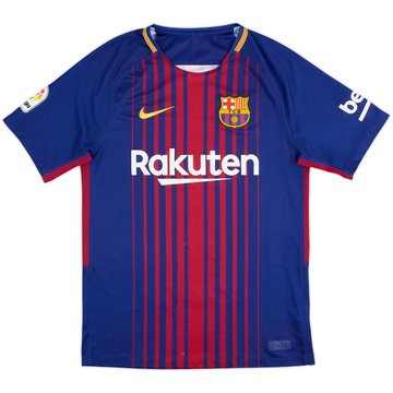 2017-18 Barcelona Home Shirt - 5/10 - (S)