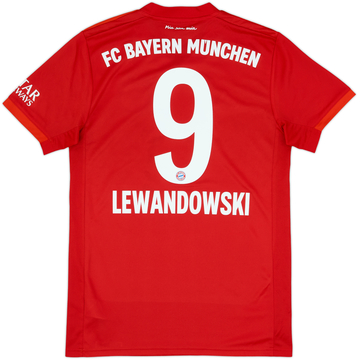2019-20 Bayern Munich Home Shirt Lewandowski #9 - 9/10 - (S)