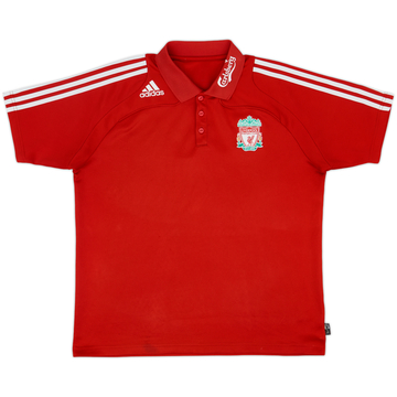 2008-09 Liverpool adidas Polo Shirt - 8/10 - (L)