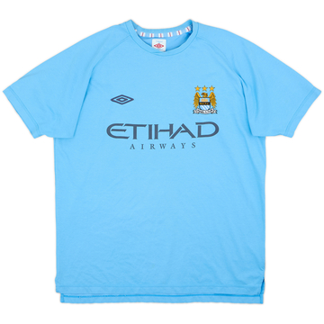 2010-11 Manchester City Umbro Cotton Tee - 9/10 - (XL)