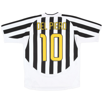 2003-04 Juventus Home Shirt Del Piero #10 - 6/10 - (XL)