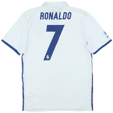 2016-17 Real Madrid Authentic Home Shirt Ronaldo #7 - 5/10 - (XL)