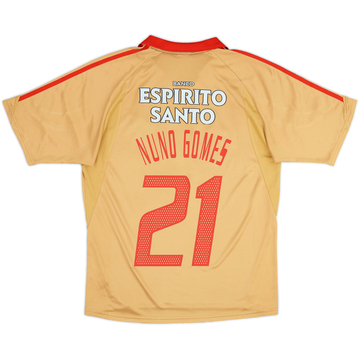 Camiseta de la tercera equipación del Benfica 2004-05 Nuno Gomes #21 - 6/10 - (L)