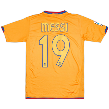 2006-08 Barcelona Away Shirt Messi #19 - 7/10 - (14-15 Years)
