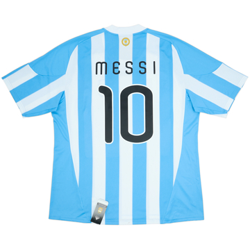 2010-11 Argentina Home Shirt Messi #10 (3XL)
