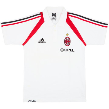 2004-05 AC Milan Player Issue adidas Polo Shirt - 8/10 - (M/L)