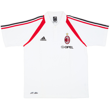 2004-05 AC Milan Player Issue adidas Polo Shirt - 8/10 - (L/XL)