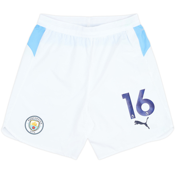2025-26 Manchester City Match Issue Home Shorts #16 (Rodri)