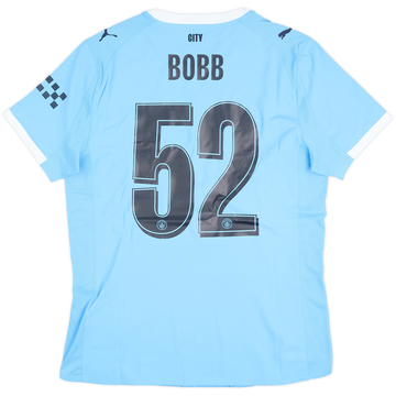 2025-26 Manchester City Match Issue Home Shirt Bobb #52