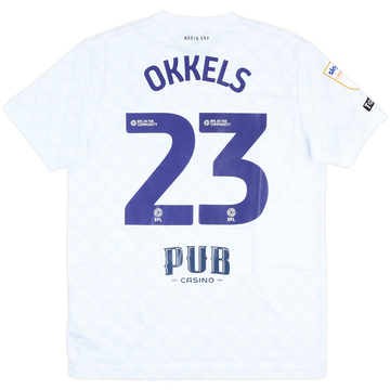 2025-26 Preston North End Match Issue Home Shirt Okkels #23