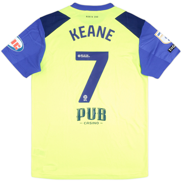 2025-26 Preston North End Match Issue Third Shirt Keane #7