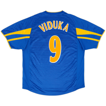 2001-03 Leeds United Away Shirt Viduka #9 - 8/10 - (L)