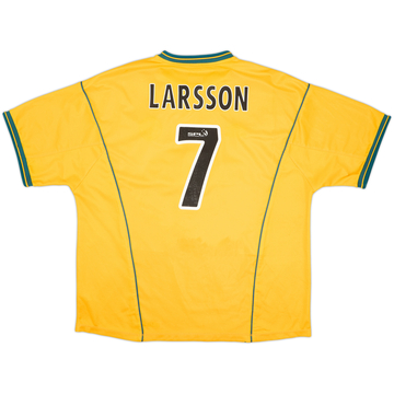 2000-02 Celtic Camiseta Visitante Larsson #7 - 6/10 - (XXL)