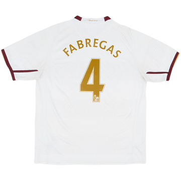 2007-08 Arsenal Away Shirt Fabregas #4 - 7/10 - (L)