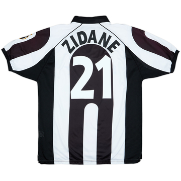 1997-98 Juventus Centenary Home Shirt Zidane #21 - 6/10 - (XL)