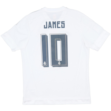 2015-16 Real Madrid Home Shirt James #10 - 6/10 - (L)