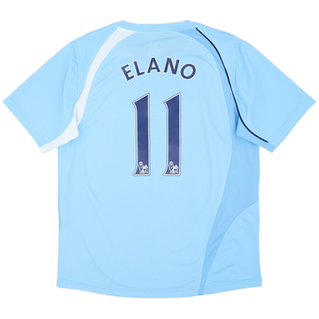 2008-09 Manchester City Home Shirt Elano #11 - 8/10 - (L)