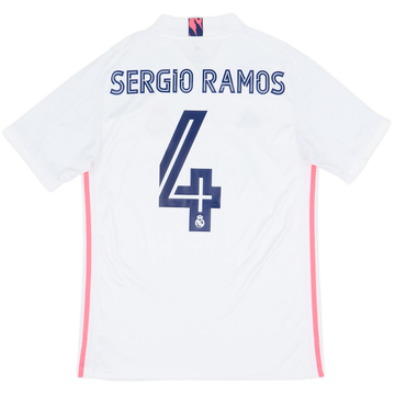 2020-21 Real Madrid Home Shirt Sergio Ramos #4 - 9/10 - (M)