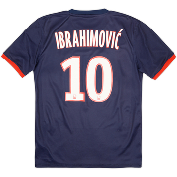 2013-14 Paris Saint-Germain Home Shirt Ibrahimovic #10 - 6/10 - (S)