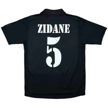 2001-02 Real Madrid Centenary Away Shirt Zidane #5 - 8/10 - (M)
