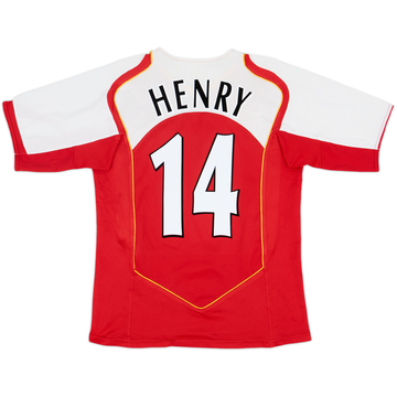 2004-05 Arsenal Home Shirt Henry #14 - 6/10 - (L)