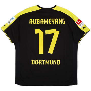 2013-14 Borussia Dortmund Away Shirt Aubameyang #17 - 6/10 - (XXL)