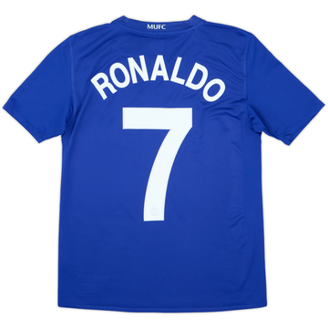 2008-09 Manchester United Third Shirt Ronaldo #7 - 8/10 - (XL.Boys)