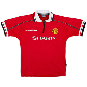 1998-00 Manchester United Home Shirt - 6/10 - (M.Boys)