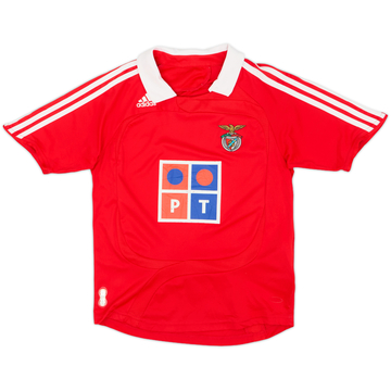 Camiseta de local del Benfica 2007-08 - 6/10 - (9-10 Años)