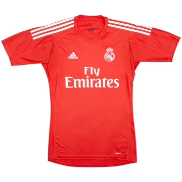 2017-18 Real Madrid GK S/S Shirt - 10/10 - (XS)
