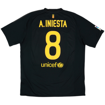 Camiseta de visitante del Barcelona 2011-12 A.Iniesta #8 - 10/10 - (XL)