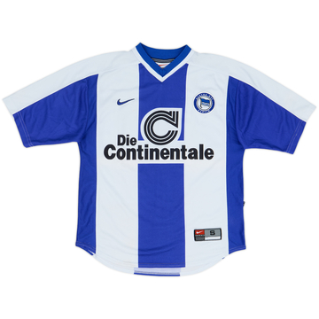 1999-00 Hertha Berlin Camiseta Local - 7/10 - (S)