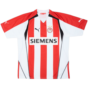2005-06 Olympiakos Camiseta Local - 9/10 - (XL)
