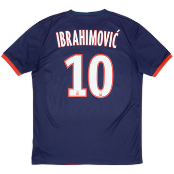 2013-14 Paris Saint-Germain Home Shirt Ibrahimovic #10 - 6/10 - (M)