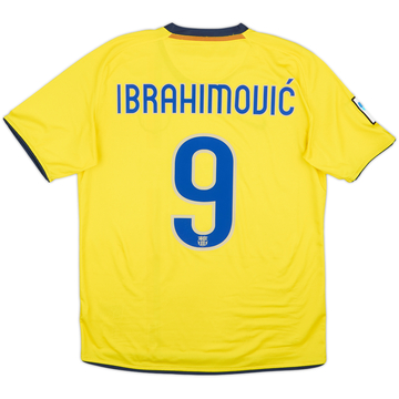 Camiseta de visitante del Barcelona 2008-10 Ibrahimovic #9 - 7/10 - (M)