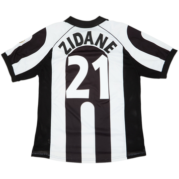 1997-98 Juventus Centenary Home Shirt Zidane #21 - 8/10 - (XL)