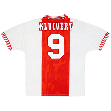 1996-97 Ajax Home Shirt Kluivert #9 - 10/10 - (L)