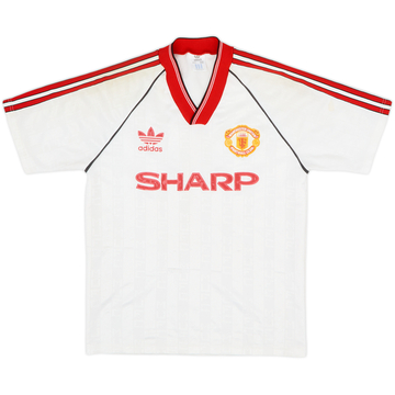 1988-90 Mánchester Unido Camiseta Visitante - 7/10 - (S)
