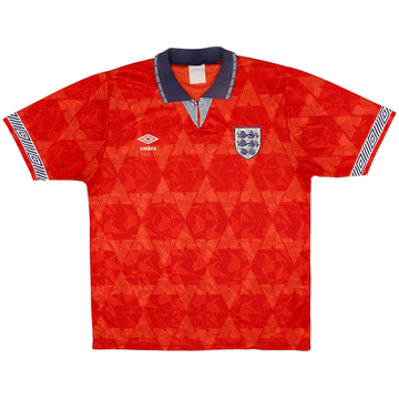 1990-93 England Away Shirt - 8/10 - (L)
